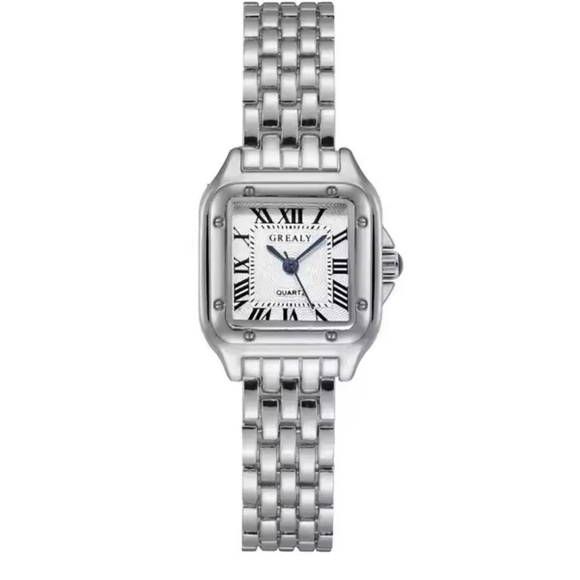 Panthere Classic Rectangle Stainless Steel Watch NEW 
Waterproof main image 7